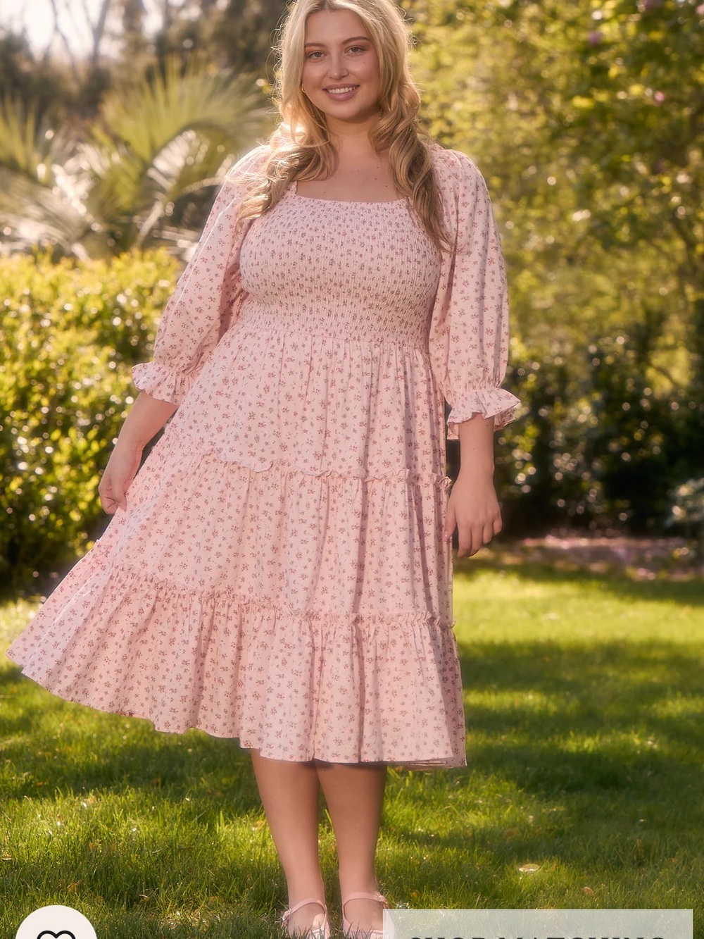 NWT Ivy City Co Madeline dress pink